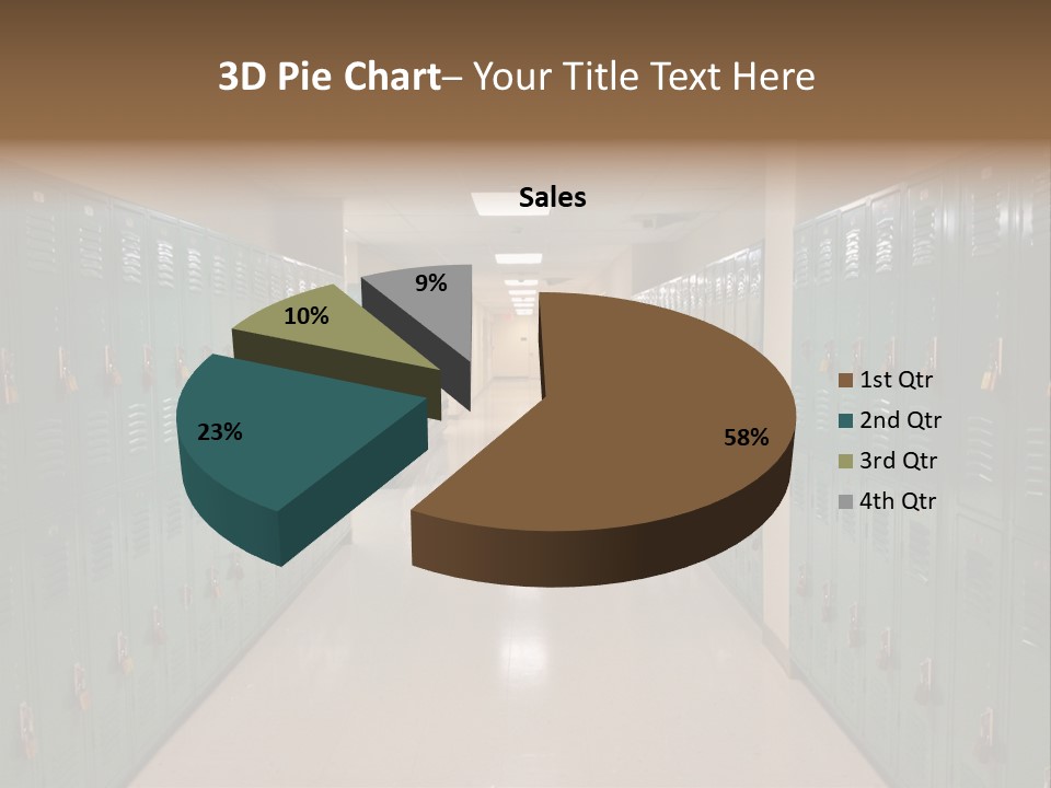 American Room Lock And Key PowerPoint Template