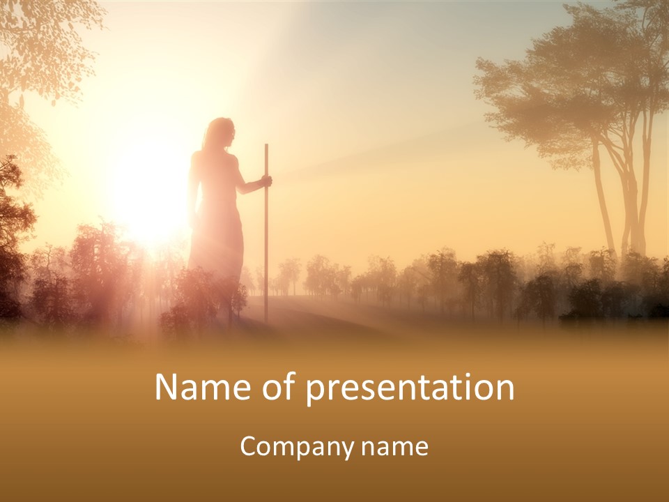 Christianity Antique Gospel PowerPoint Template