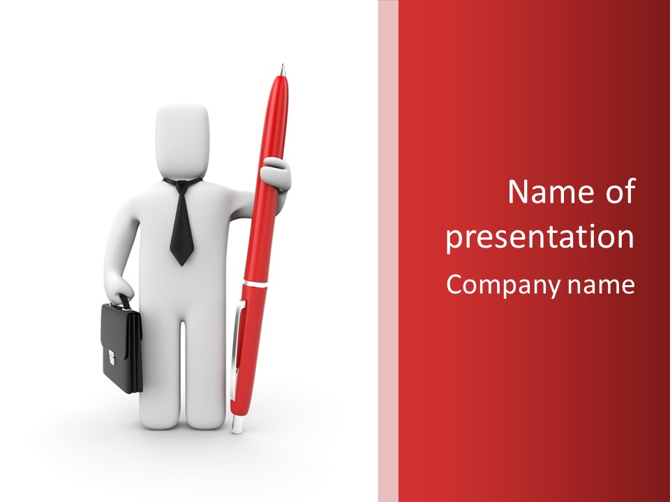 Leadership Render Art PowerPoint Template