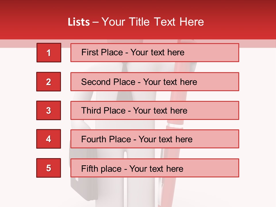 Leadership Render Art PowerPoint Template
