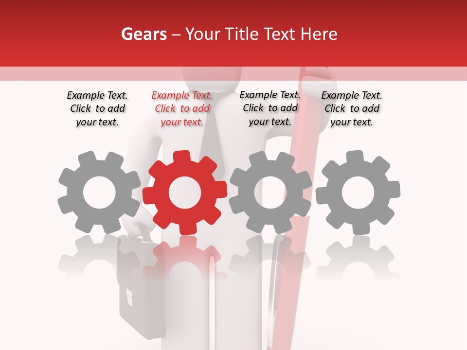 Leadership Render Art PowerPoint Template