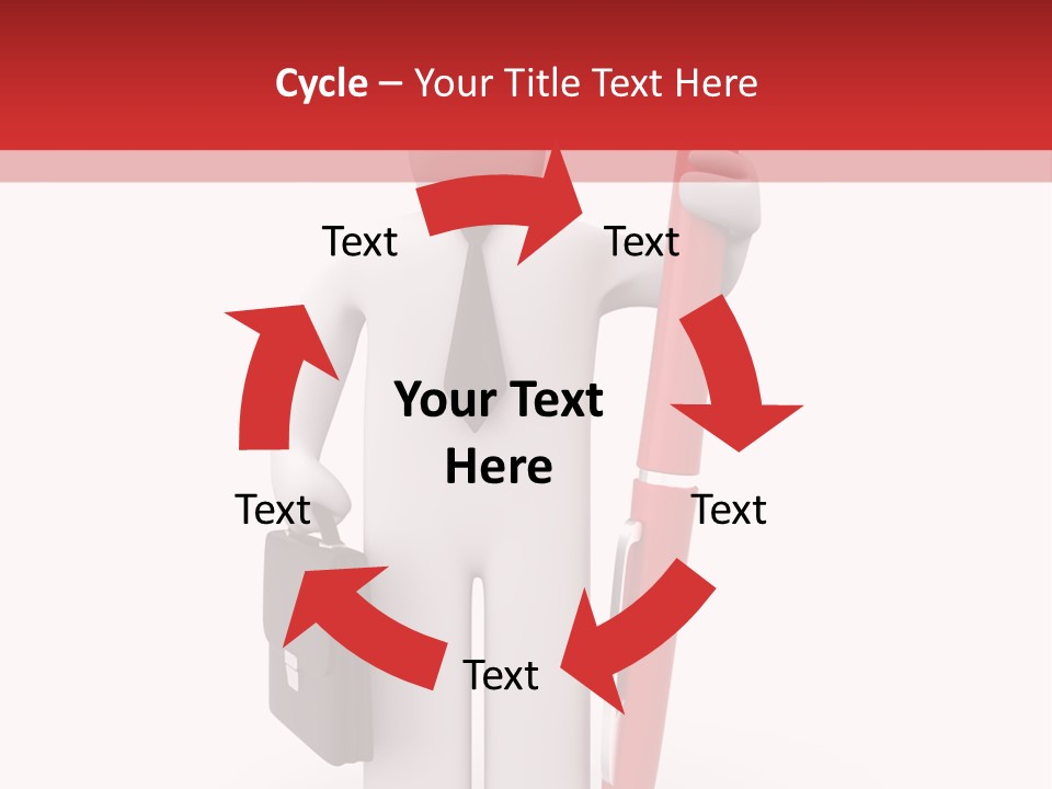 Leadership Render Art PowerPoint Template