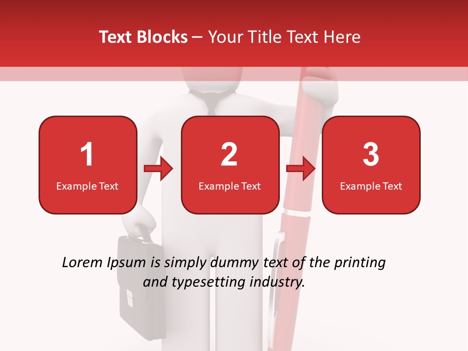 Leadership Render Art PowerPoint Template