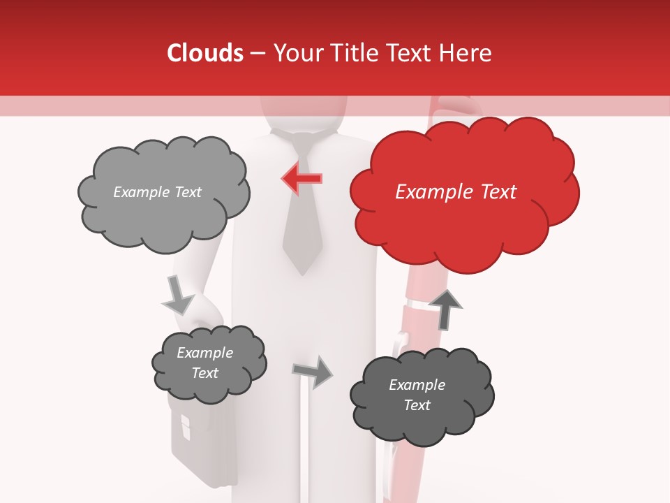 Leadership Render Art PowerPoint Template