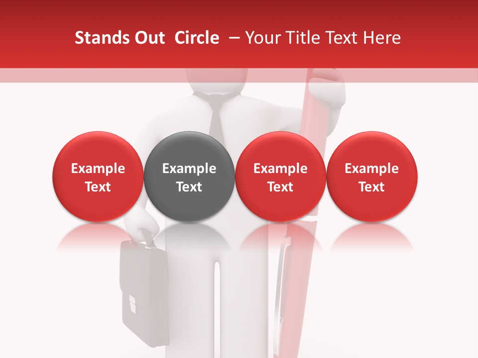 Leadership Render Art PowerPoint Template