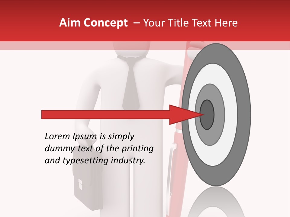 Leadership Render Art PowerPoint Template