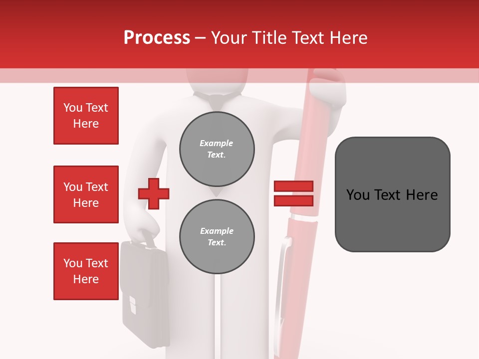 Leadership Render Art PowerPoint Template