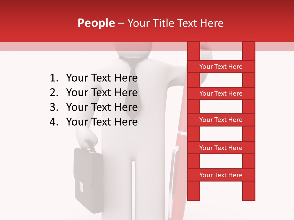 Leadership Render Art PowerPoint Template