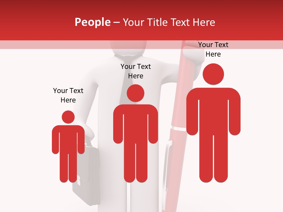 Leadership Render Art PowerPoint Template