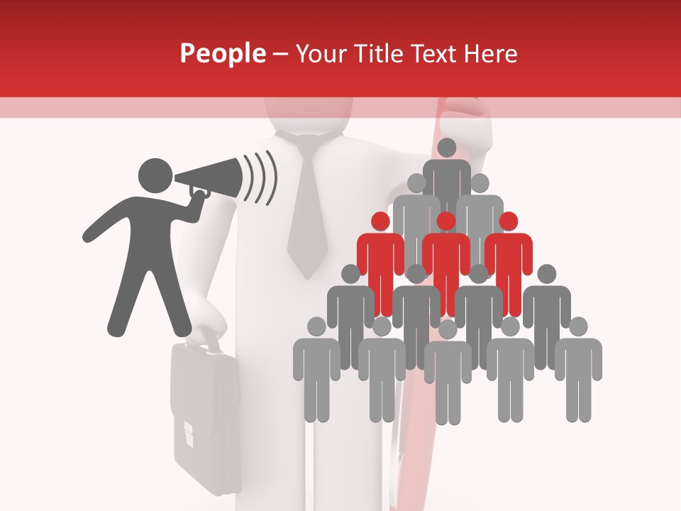 Leadership Render Art PowerPoint Template