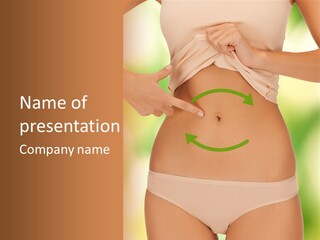 Slim Care People PowerPoint Template