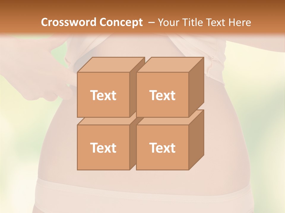 Slim Care People PowerPoint Template