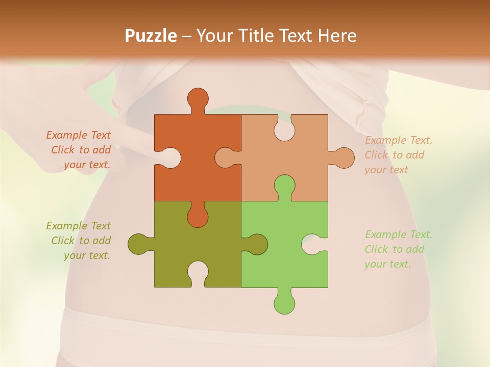 Slim Care People PowerPoint Template