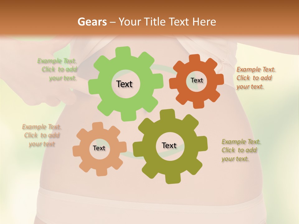 Slim Care People PowerPoint Template