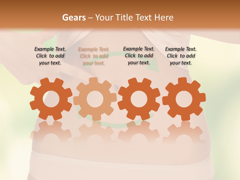 Slim Care People PowerPoint Template