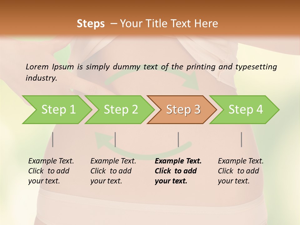 Slim Care People PowerPoint Template