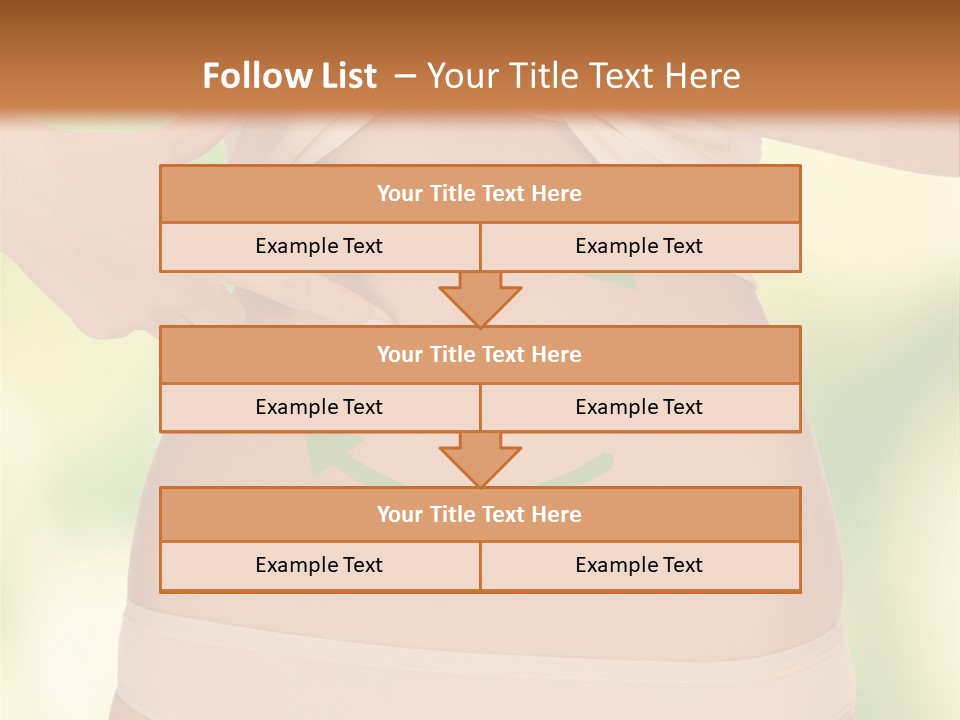 Slim Care People PowerPoint Template