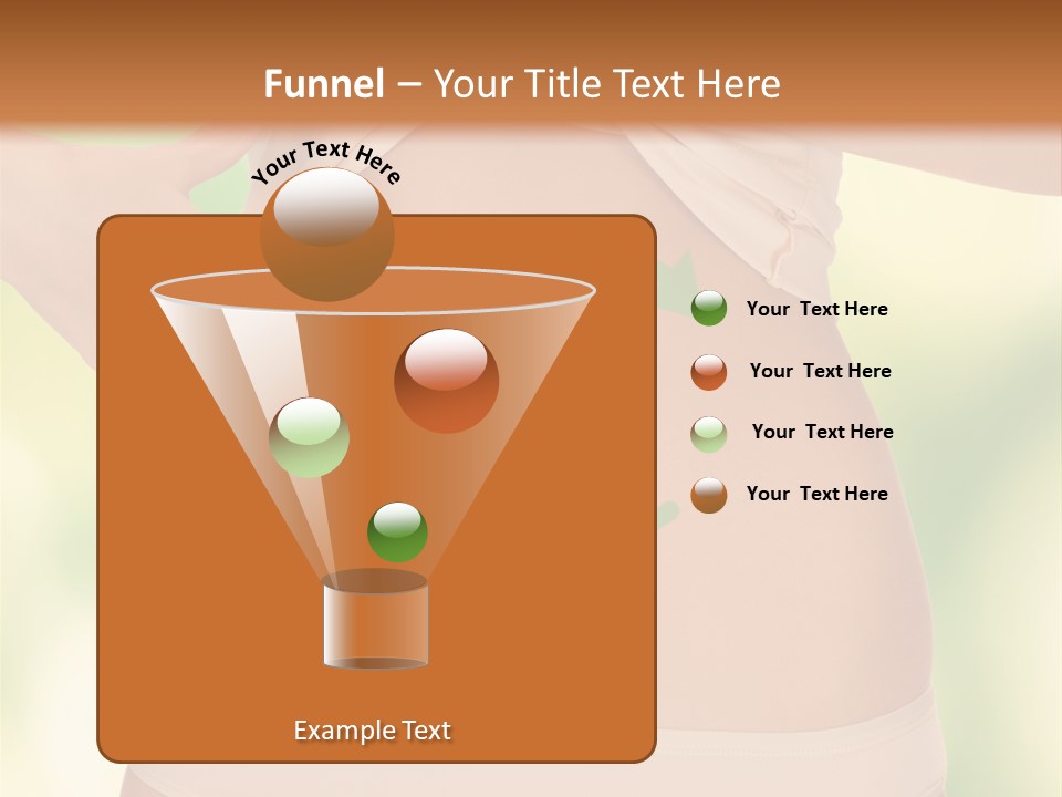 Slim Care People PowerPoint Template