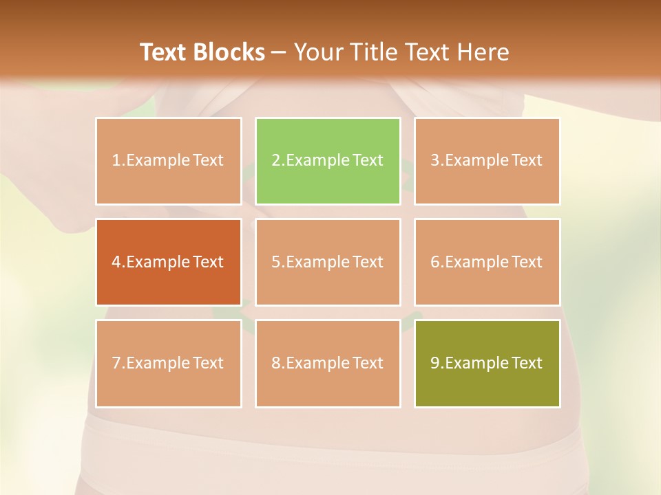 Slim Care People PowerPoint Template