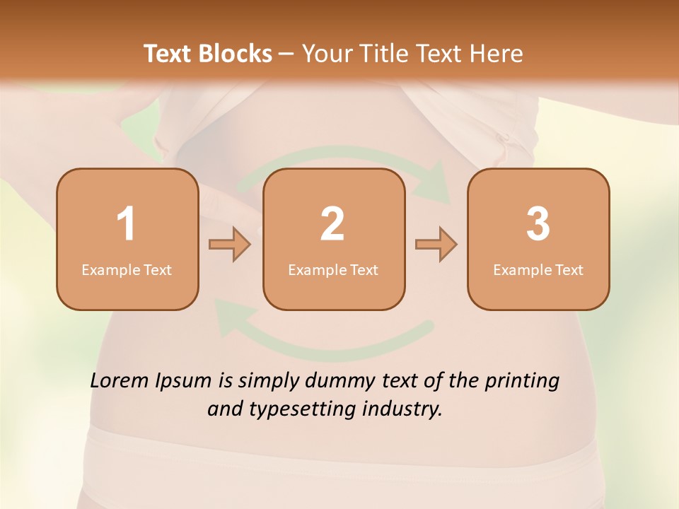 Slim Care People PowerPoint Template