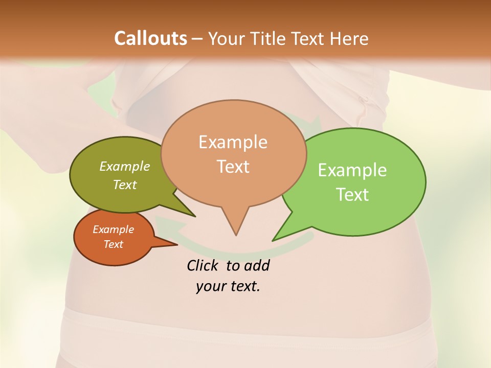 Slim Care People PowerPoint Template