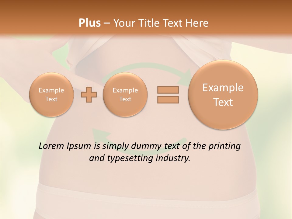 Slim Care People PowerPoint Template