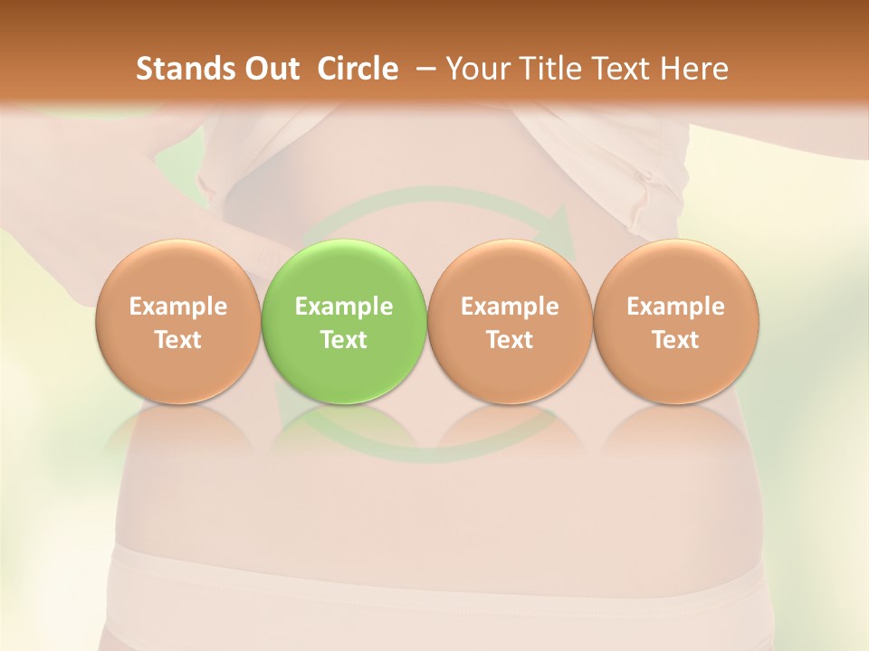 Slim Care People PowerPoint Template