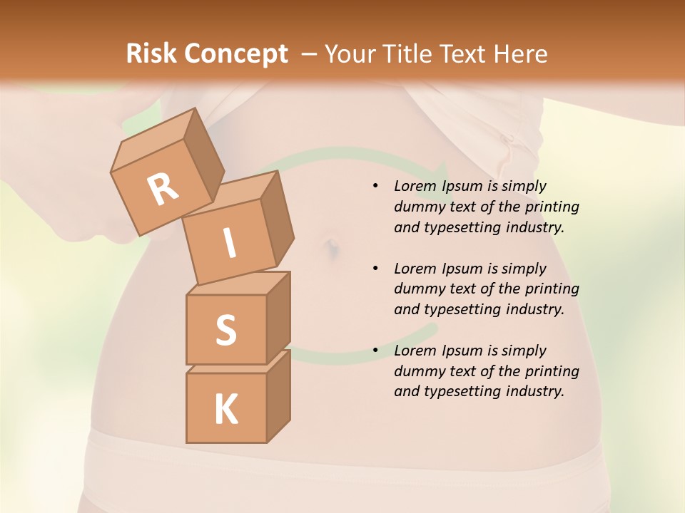 Slim Care People PowerPoint Template