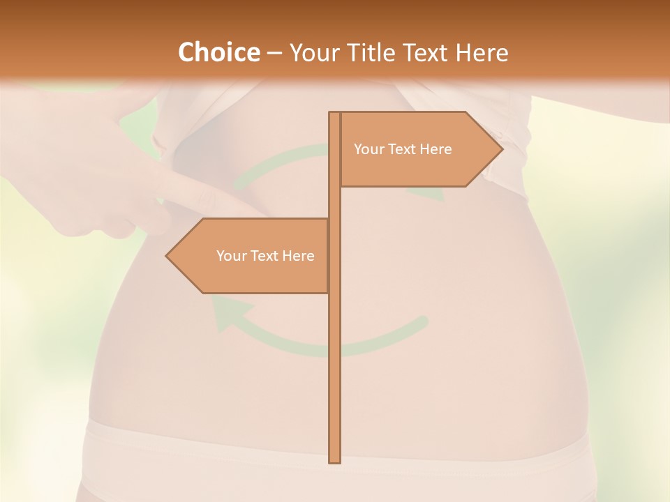 Slim Care People PowerPoint Template