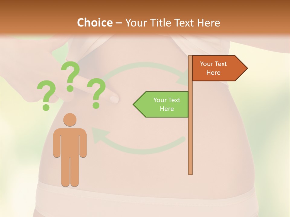 Slim Care People PowerPoint Template