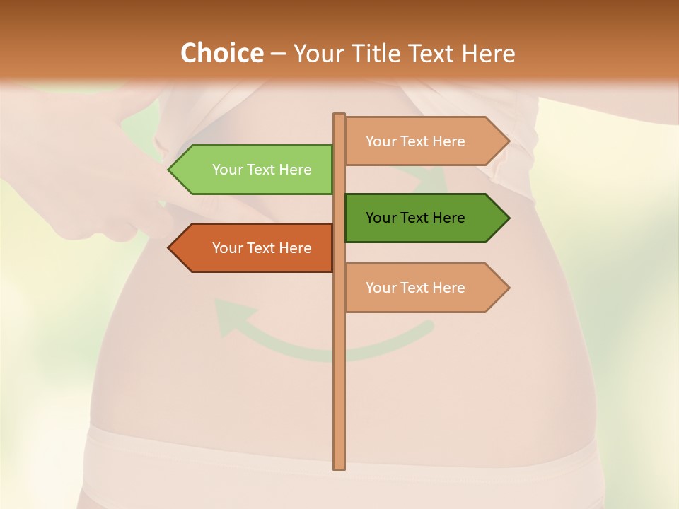 Slim Care People PowerPoint Template