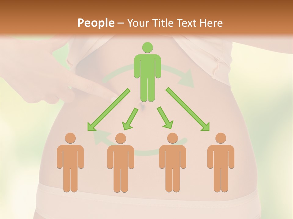 Slim Care People PowerPoint Template