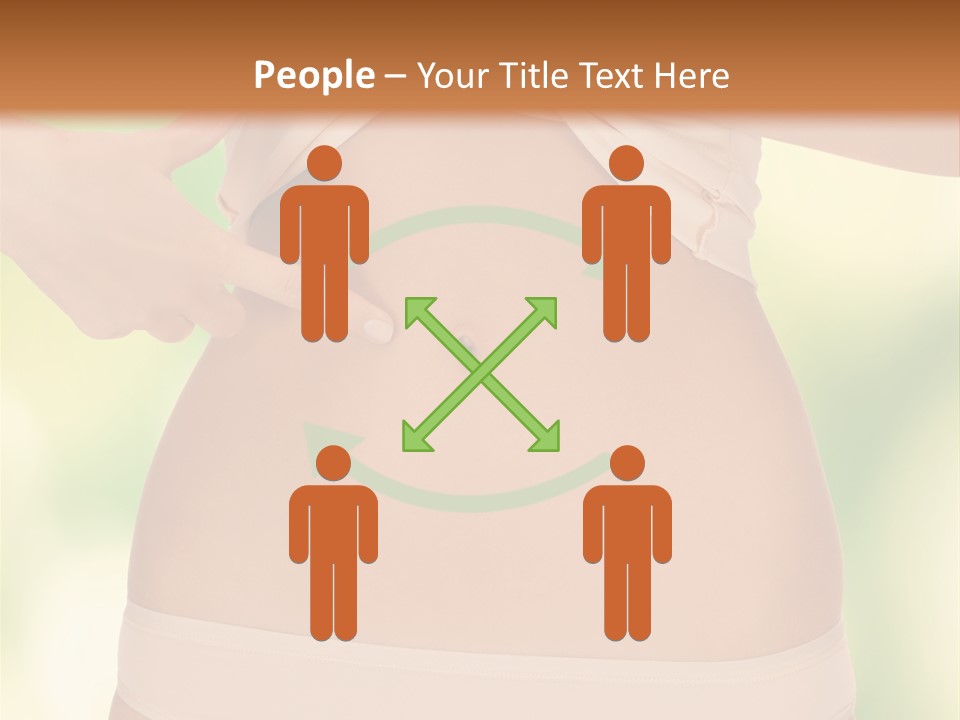 Slim Care People PowerPoint Template