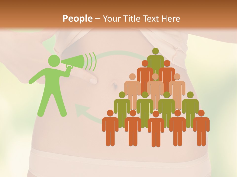 Slim Care People PowerPoint Template