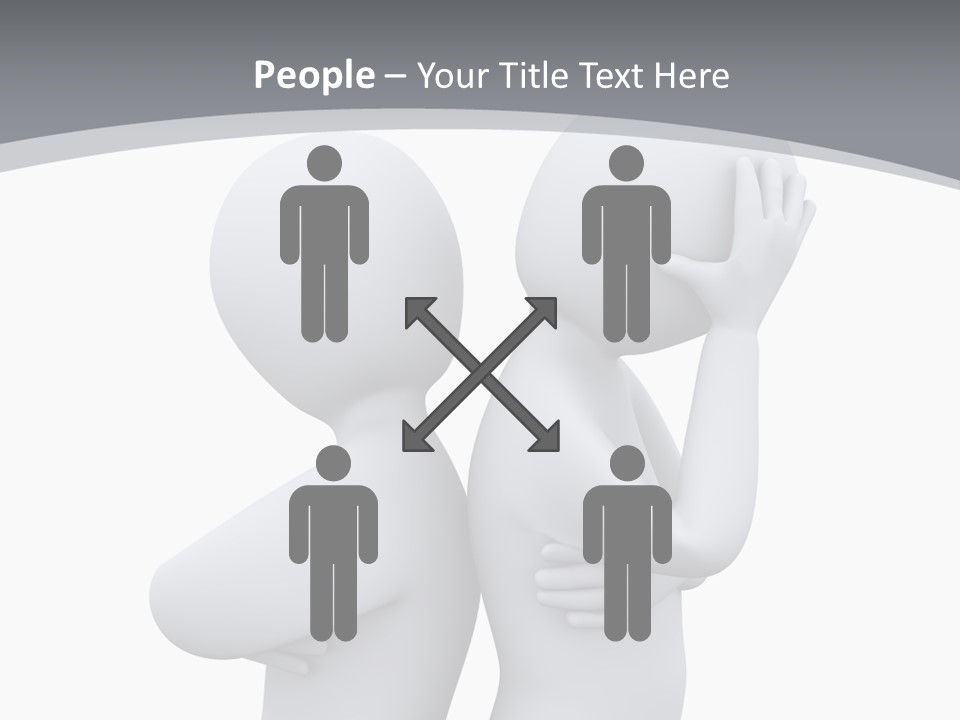 Man Sadness Sorrow PowerPoint Template