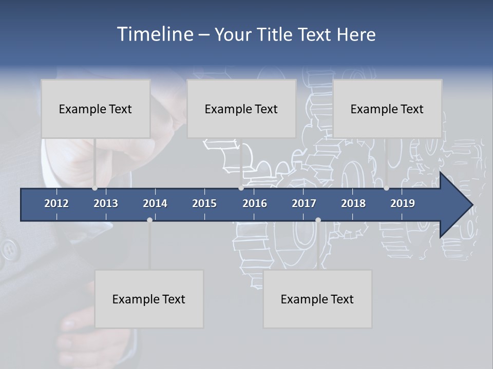 Energy Partner Cogwheel PowerPoint Template