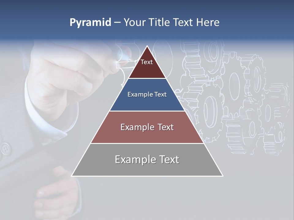 Energy Partner Cogwheel PowerPoint Template