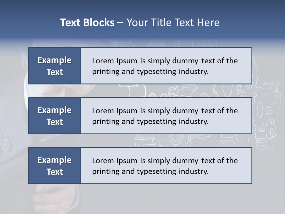 Energy Partner Cogwheel PowerPoint Template