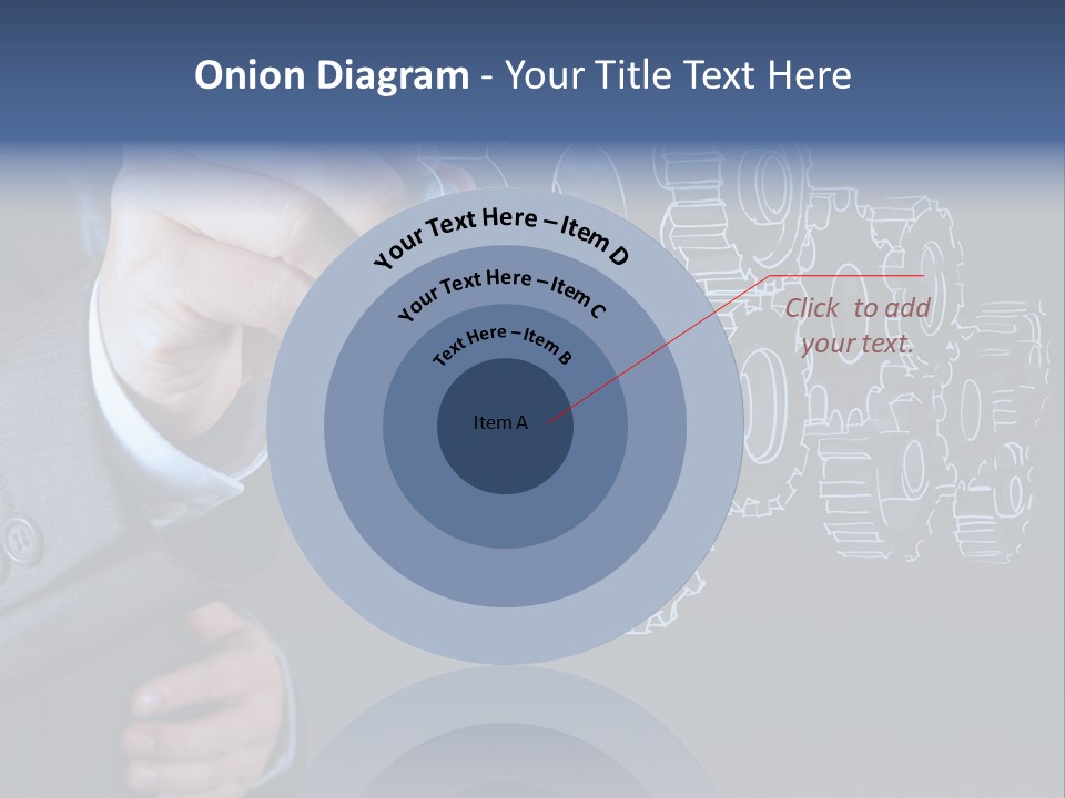 Energy Partner Cogwheel PowerPoint Template
