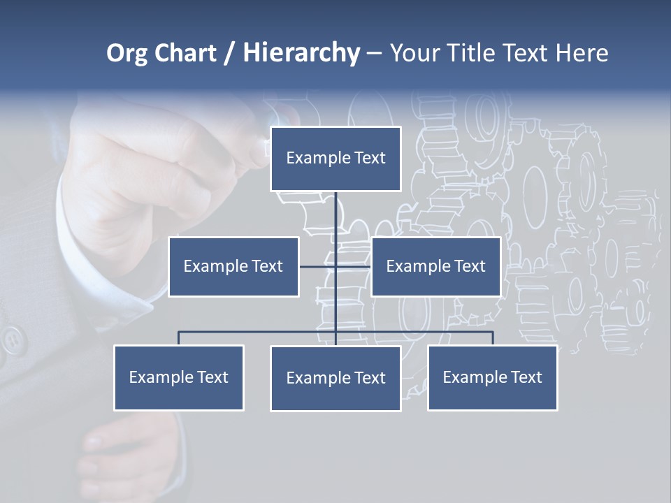 Energy Partner Cogwheel PowerPoint Template
