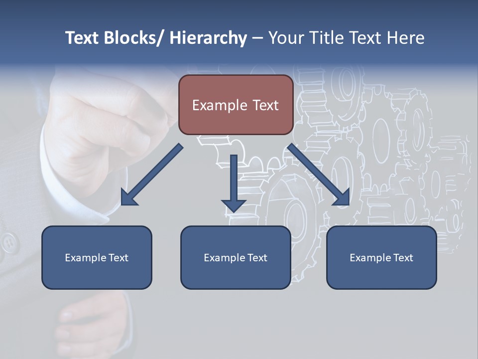 Energy Partner Cogwheel PowerPoint Template