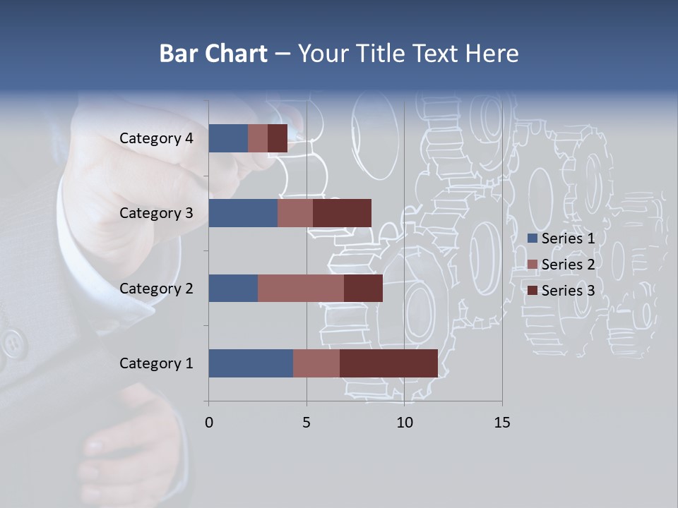 Energy Partner Cogwheel PowerPoint Template