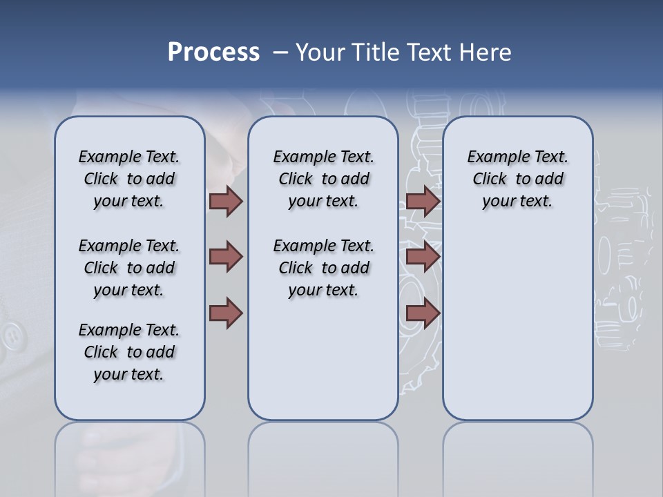 Energy Partner Cogwheel PowerPoint Template