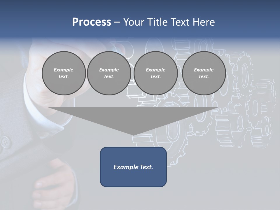 Energy Partner Cogwheel PowerPoint Template