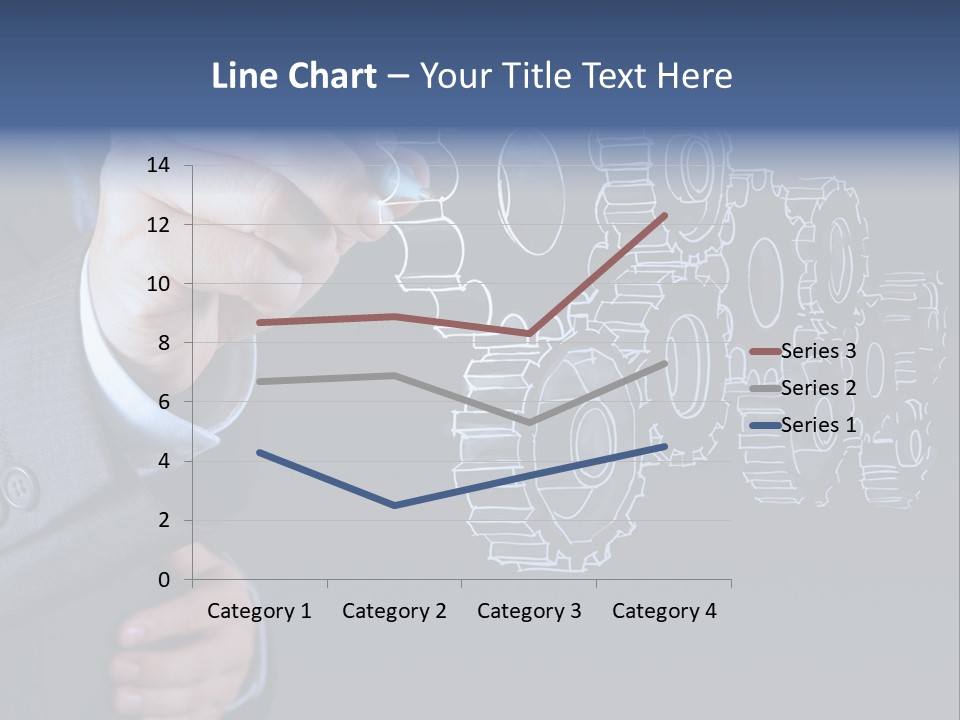 Energy Partner Cogwheel PowerPoint Template