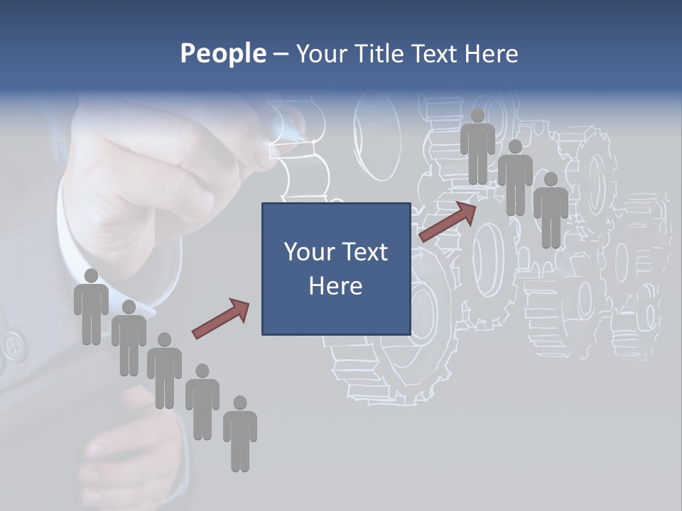 Energy Partner Cogwheel PowerPoint Template