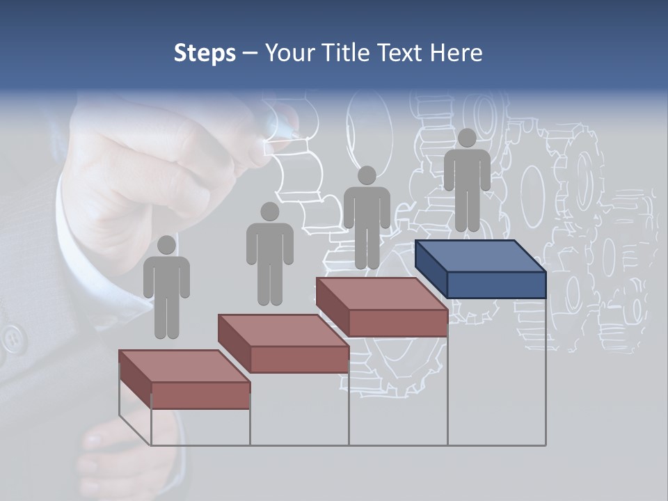 Energy Partner Cogwheel PowerPoint Template