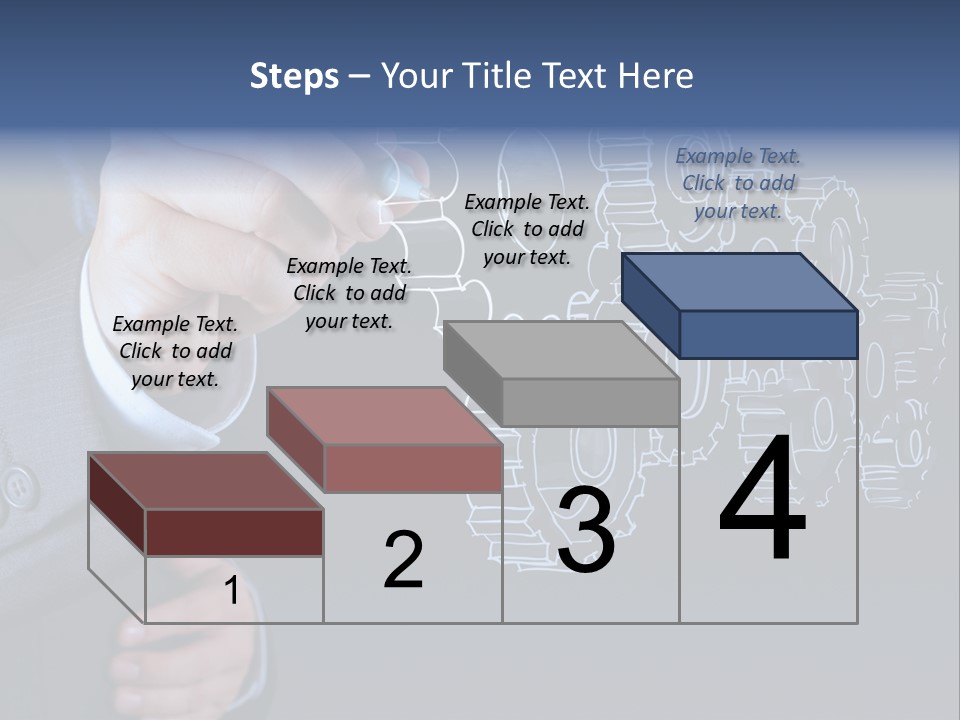 Energy Partner Cogwheel PowerPoint Template