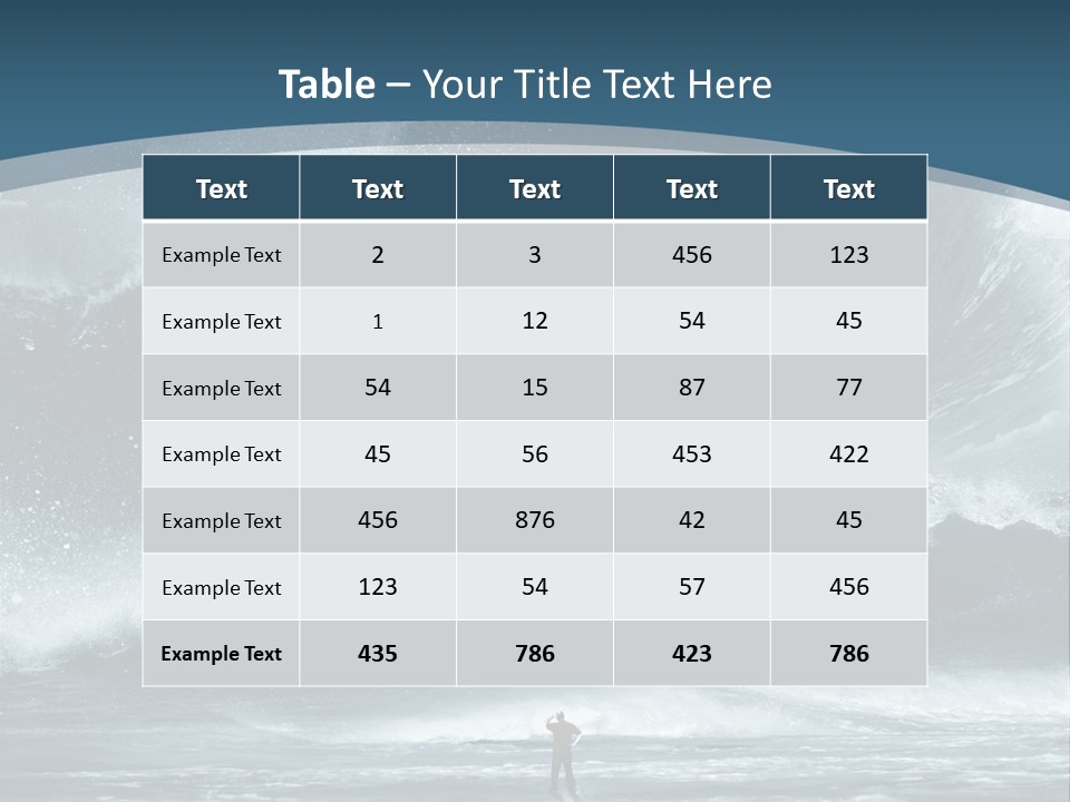 Hurricane Crash Death PowerPoint Template
