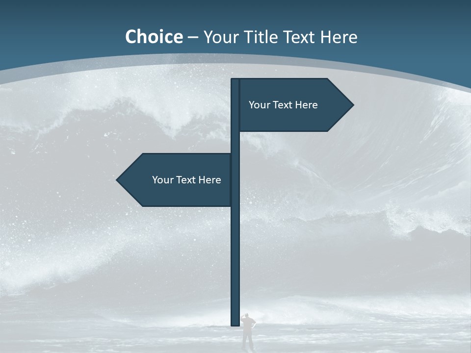 Hurricane Crash Death PowerPoint Template